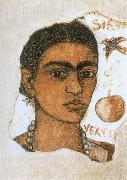 Frida Kahlo Self-Portrait oil painting artist